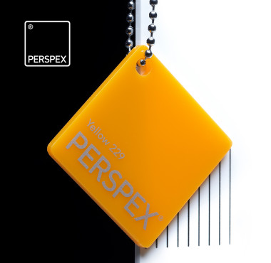Perspex® Dekkend Geel 229 3 mm