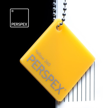 Perspex® Dekkend Geel 260 3 mm