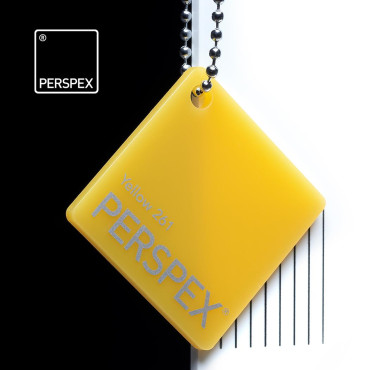 Perspex® Dekkend Geel 261 3 mm
