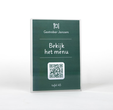 Plexiglas inschuifblok A5 formaat - 20 stuks