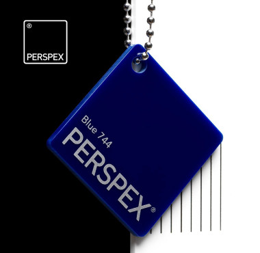 Perspex® GS Dekkend Blauw 744 3 mm