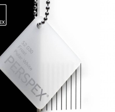 Perspex® Arcylaat Frost Polarwhite 030 / 3 mm