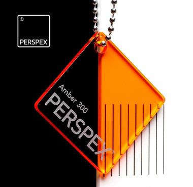Perspex® GS Transparant Amber 300 Oranje 3 mm