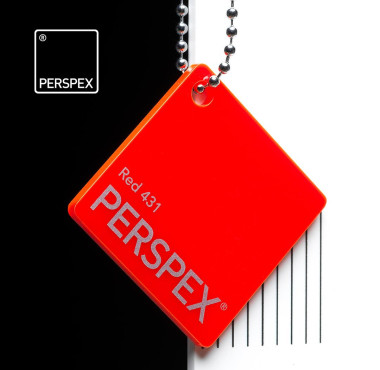 Perspex® GS Dekkend Oranjerood 431 3 mm