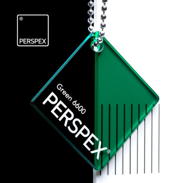 Perspex® GS Transparant Donkergroen 6600 3 mm