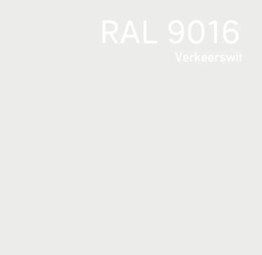 HPL Structuur plaat 6 mm Verkeerswit RAL 9016