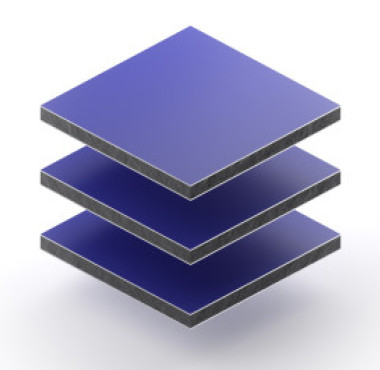 ACP Kleur Blauw 5002 mat/glans : 3 mm
