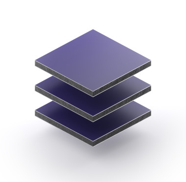 ACP Kleur Blauw 5022 mat/glans : 3 mm