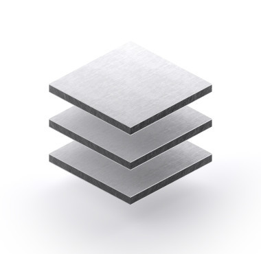 ACP Kleur Zilver 9006 mat/glans : 3 mm