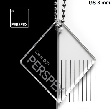 Perspex® plexiglas plaat GS glashelder 3 mm