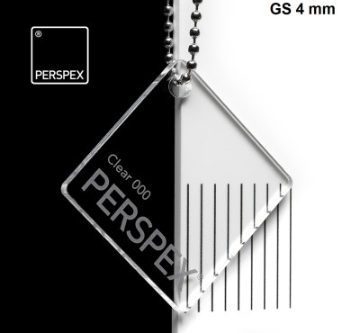Perspex® plexiglas plaat GS glashelder 4 mm