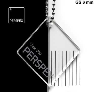 Perspex® plexiglas plaat GS glashelder 6 mm