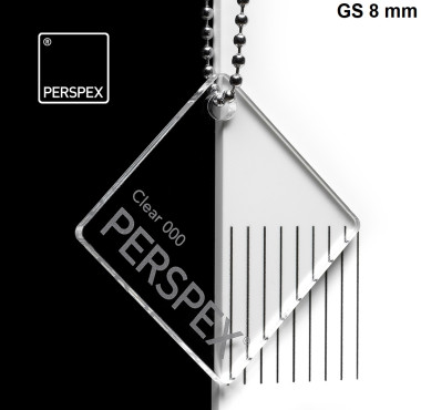 Perspex® plexiglas plaat GS glashelder 8 mm