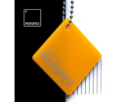 Perspex® Dekkend Geel 229 3 mm