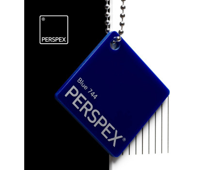 Perspex® GS Dekkend Blauw 744 3 mm