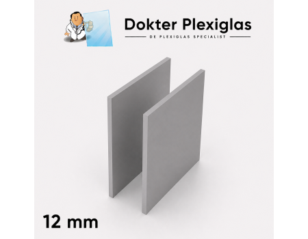 Hard PVC 12 mm grijs RAL 7011