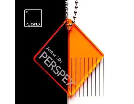 Perspex® GS Transparant Amber 300 Oranje 3 mm