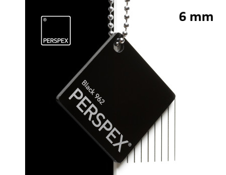 Perspex® plexiglas GS Zwart 962 / 6 mm