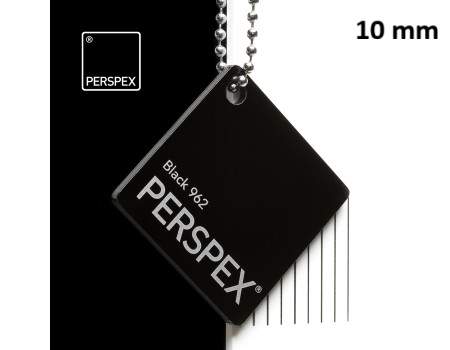 Perspex® plexiglas GS Zwart 962 / 10 mm