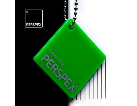 Perspex® GS Dekkend Lichtgroen 6205 3 mm