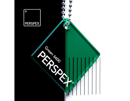 Perspex® GS Transparant Donkergroen 6600 3 mm