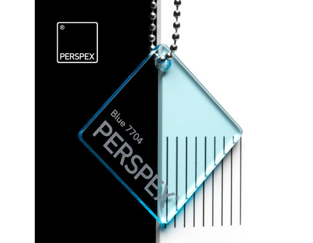 Perspex® GS Transparant Blauw 7704 3 mm