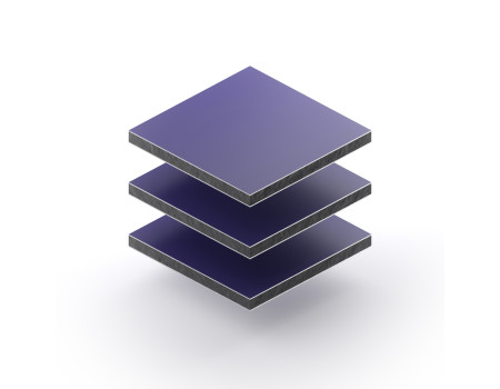 ACP Kleur Blauw 5022 mat/glans : 3 mm