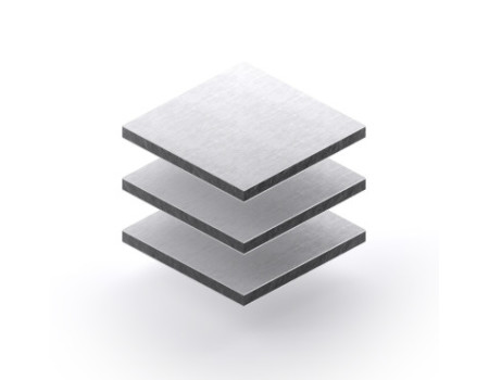 ACP Kleur Zilver 9006 mat/glans : 3 mm
