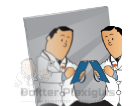 Acrylaat XT Spiegel Zilver :  3 mm