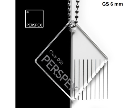 Perspex® plexiglas plaat GS glashelder 6 mm